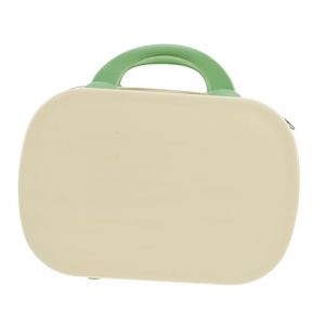 MERRYHAPY Trousse De Maquillage Multifonction Portable 14 Pouces Jaune Et Vert Grosse Capacit&eacute; Imperm&eacute;able Pour Voyage Bagage Cabine Professionnelle (Tanomi, neuf)