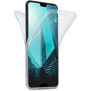 moex Coque Double en Silicone Transparent Compatible avec Huawei P20, Housse de Protection compl&egrave;te des 2 c&ocirc;t&eacute;s, Coque de t&eacute;l&eacute;phone Portable Avant et arri&egrave;re - Cristal (hulle24 GmbH &ndash; Sp&eacute;cialiste accessoires, neuf)