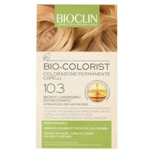 BIOCLIN Bio Colorist Colorazione Permanente 10.3 Biondo Chiarissimo Extra Dorato (FarmaciaLoreto, neuf)