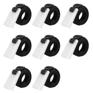 lalago Set de 8 Sangles de Maintien, Fixation pour bâche Solaire de Piscine, Jeu de Roues de Parasol Sangles de Serrage de Couverture de Piscine, Accessoires Enrouleur de Couverture Solaire (Lalago2022, neuf)