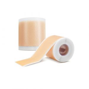 JDCMEI 2 Rouleaux Feuilles de Cicatrice en Silicone, 4cm x 150cm Pansement Silicone Cicatrice, Bande en Silicone pour Cicatrices, Silicone Cicatrisation Patch pour Réparer les Cicatrices (Watedek, neuf)