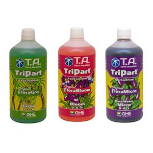 GHE Terra Aquatica Tripart Harwater Solution d'engrais complet pour plantes 3 x 1 l (GROWSHOP EU, neuf)