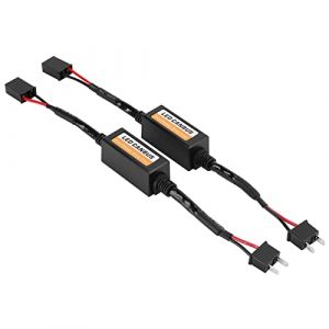 Décodeur LED | 2Pcs LED Canbus Phare Décodeur Dispositif Anti-Flicker Résistances Erreur Annulateur pour H7canbus decoder w5w decoder led h7 led anti erreur+h7 led anti erreur h7 led anti erreur h7 l (Reminnbor, neuf)