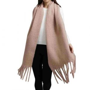 Cocila Popular Thickened Warm Scarf With Tassel Shawl For Women &Eacute;charpe Ch&acirc;le D'Hiver Grosse Echarpe Longue Femme Blanche All&eacute;e Du Foulard Rouge Blanc Bleu Rose Noire Chaude Noel Hiver Fushia (Cocila, neuf)