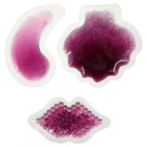 Vaguelly 3 pièces Pack Gel Chaud Froid Réutilisable pour Yeux et Lèvres Sachets de Thérapie Froid Chaud pour Soins Beauté Gel Apaisant Multifonctionnel (Bustling Xin, neuf)
