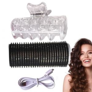 Rouleaux de cheveux auto-adhésifs, rouleaux de rouleaux pour la frange -Rouleaux chauffés,Currlers à cheveux portables auto-adhésifs, outils de curling de cheveux, réaliser facilement des boucles imp (yehuiler, neuf)