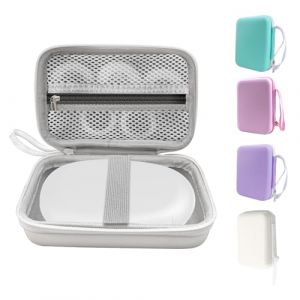 APKOL Rangement Portable Compatible avec Les P&eacute;riph&eacute;riques D'&eacute;tiquetage SUPVAN E10/E16/Nelko P21/NIIMBOT D110/Pristar P15 Mini Imprimantes D'&eacute;tiquettes Portables Bluetooth (Bo&icirc;te Uniquement) - Blanc (APKOL LLC, neuf)