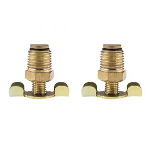 2pcs Robinet de Vidange 1/4 BSP Filetés en Laiton Compatible avec Hotdog Air Commande Rotative de Purge d'échappement Compresseur (E-NETTECH, neuf)