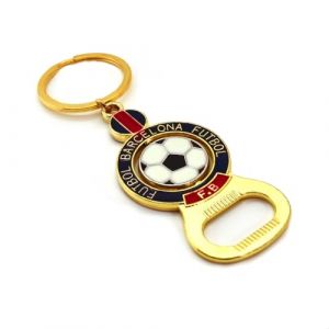 BDM Barcelone Football Porte-clés avec Le Drapeau Catalan et la Balle pour Les Hommes ou Les Femmes, Un Cadeau Original pour Les Fans de l'équipe blaugrana (BisuteriaDeModa, neuf)