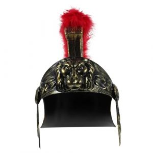 WOFASHPURET Casque Soldat Romain Adulte avec D&eacute;guisement Homme Accessoire Cosplay Carnaval F&ecirc;te (Leiyun, neuf)