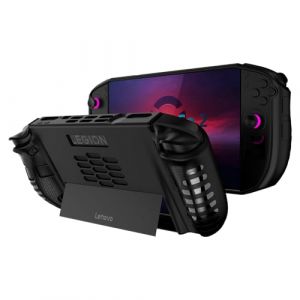 Locofun Coque pour Lenovo Legion Go 2, Housse Etui en Silicone TPU Souple, Anti-Scratch Case Protection Compatible avec Le Support, [Ultra-Mince] Shock-Absorption Etui Cover (Cerklin EU, neuf)