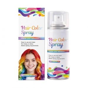 Spray Colorant Capillaire,Accessoires de Coiffure Lavables | 120ml Haute Pigmentation Spray Teinture Capillaire,Pour Hommes Femmes Cosplay F&ecirc;te &Eacute;v&eacute;nements S&eacute;ance Photo Spectacles Costume (qiwenr, neuf)