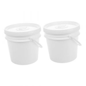 Anneome 2 Pi&egrave;ces Bo&icirc;te &agrave; Lingettes Humide avec Couvercle et Poign&eacute;e Distributeur &Eacute;tanche pour Lingettes Seau de Rangement R&eacute;utilisable pour Voiture Salle de Bain et Cuisine Capacit&eacute; (Zzenpu, neuf)