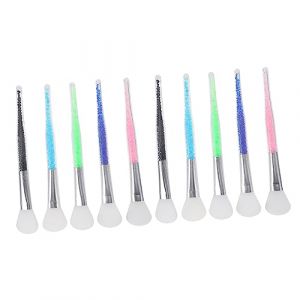 Ipetboom 10pi&egrave;ces Brosse Visage Silicone Pratique Lot De Pinceaux De Maquillage L&eacute;gers Et Faciles &agrave; Nettoyer (KinRoZ, neuf)