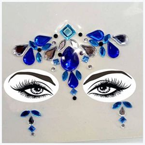Autocollants double paupi&egrave;re Nouvelle r&eacute;sine acrylique Stick Stick Sticker Bohemia Handpicked Boh&ecirc;me et style tribal Visage et joyaux for les joyaux de la sc&egrave;ne frontale Autocollants &agrave; double paupi&egrave;re (钟祥市微琼维商贸有限公司, neuf)