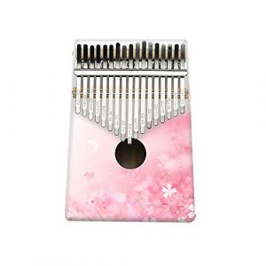 Hearda Kalimba 17 clés Instrument de Musique, Portable Pouce Piano Africain Marimba Kalimba Cadeau Kit avec Accordeur pour Enfants Débutant Amateurs de Musique Adultes (Rose) (Hearda, neuf)