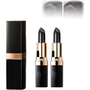 B&acirc;ton de coloration temporaire pour cheveux &ndash; B&acirc;ton de teinture pour cheveux v&eacute;g&eacute;taux, b&acirc;ton d'ombre &agrave; la ligne des cheveux naturelle, b&acirc;ton de teinture portable, couvre instantan&eacute;ment les racines du (Pelinuar.LLC, neuf)