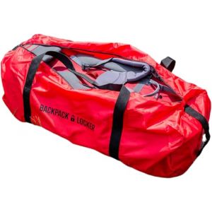Backpack Locker - housse de protection pour sac a dos avion - cadenas offert! (Rouge, 75-135 litres) (4sports&travels, neuf)