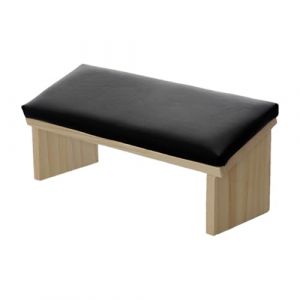Support de bras de manucure : coussin de lunette en bois en cuir PU, matelas ergonomique | Support de support de nail art, supports de polissage, repos confortable, pour manucure des ongles Manucure (huaimeie, neuf)