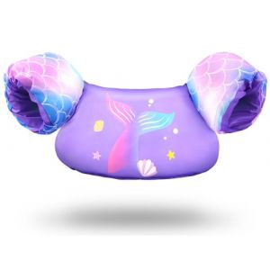 OSHYLE Gilet de Bain Flottant, Enfants Gilet de Flottement de Natation, Gilet Brassard Piscine, Brassards de Natation Gilet Piscine Enfant, Aide &agrave; la Natation pour Gar&ccedil;ons/Filles (Mermaids) (JshengTech, neuf)