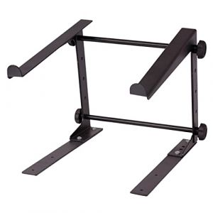 Ibiza - SLAP100 - Support pour PC Portable ou régie de DJ réglable - Noir (SONO-ENERGIE, neuf)