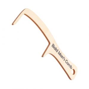 BAZEITFLOW Peigne Bois Humoristique Pour Chauves Outil De Coiffure Et Accessoire De Déguisement Pour Clowns Et Spectacles Comiques (KINING, neuf)