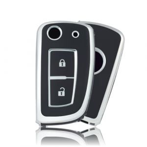 OFFCURVE Etui a Cle Voiture Coque Cl&eacute;, &Eacute;tui &agrave; Cl&eacute;s Couvre Clef Cache Clef Apte &agrave; Nissan Pulsar Micra Juke Qashqai X-Trail Rogue Murano Maxima Altima Geniss Quest Tiida Pathfinder Kicks Sunny Kashkay (OFF CURVE EUR, neuf)