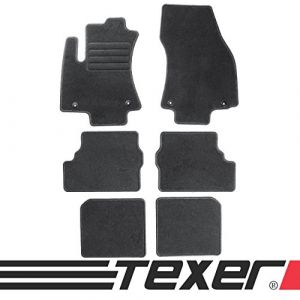 TEXER Tapis de Voiture en Velours pour Opel Zafira A 1999-2005 7 Places Anthracite (CARMAT, neuf)