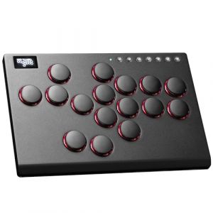 JZW-Shop Arcade Stick, contr&ocirc;leur d'arcade 16 boutons pour Switch, PC, PS4, PS3, Steam Deck, Arcade Fight Stick Joystick avec Turbo et RVB personnalis&eacute;, prise en charge Hot Swap et SOCD (M16-EU) (Gamezway-shop, neuf)