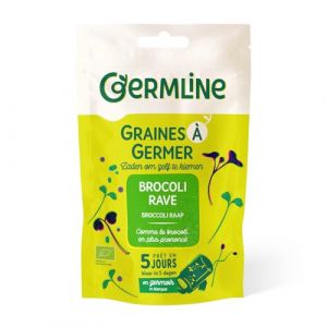 Germ'line - Graines à germer brocolis rave Bio 150g - Vendu par unité (NATURE ET VITALITE, neuf)