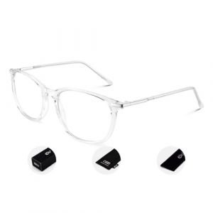 CGID Fausses Lunettes de Vue Femme Homme Lunettes Sans Correction Lunettes à Verres Transparente CN79 (Fashion Trend Sunglasses, neuf)