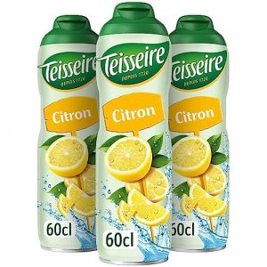 Teisseire Sirop de Citron pour Boisson Rafra&icirc;chissante, Cocktails, Bidon Recyclable (Pack de 3) (distribution-pro, neuf)