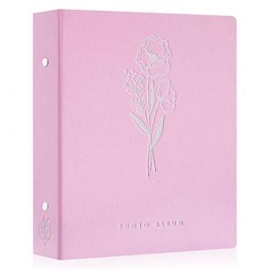 Lanpn Album Photo 10x15 400 Pochette, Lin Tissu Album pour Vertical Photos Rose (BILLIONRVL, neuf)