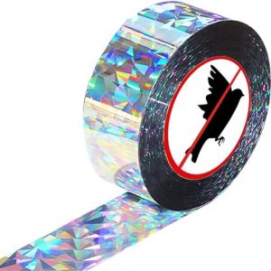 KLLJ Bande Repulsive,Ruban Repulsif pour Oiseaux, Anti Oiseaux Bande,Anti Pigeon Effaroucheur d'oiseaux,Répulsif Oiseaux,Bande Épouvantail,Ruban Réfléchissant pour Oiseaux,pour Effrayer Les Oiseaux (kangliyaun, neuf)