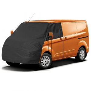 Opaltool B&acirc;che de Protection Thermique Camping Car pour Ford Transit MPV &agrave; partir de 2014, 420D B&acirc;che de Protection Pare-Brise Camping Car Integrale avec 10 Bandages et Aimants (raisetty, neuf)