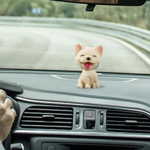 Rurunklee de voiture en forme de chien qui hoche la t&ecirc;te - D&eacute;coration d'int&eacute;rieur de tableau de bord - Cadeau cr&eacute;atif pour voiture, maison, bureau (zhrnfm, neuf)