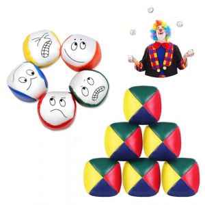 MUJUCHI Balles de Jonglage, 10pcs débutants balles de Jonglerie Douces et faciles balles de Jonglerie pour Enfants et Adultes (LiLiNiNiii, neuf)