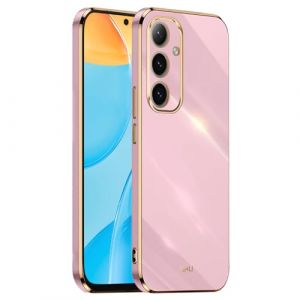 EASSGU [Cadre Galvanisé Coque pour Samsung Galaxy S24+ / Samsung Galaxy S24 Plus (6.7" inches) Etui de Protection en Silicone TPU - Violet (EASSGU, neuf)