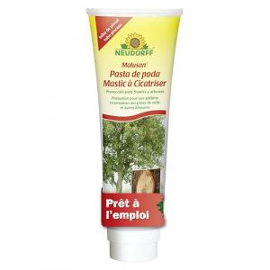 Neudorff Malusan Mastic &agrave; Cicatriser 275 ML - Protection des plaies de Taille et blessures sur Arbres fruitiers, vignes et Arbres d&rsquo;Ornement - Tube pr&ecirc;t &agrave; l'emploi avec Pinceau (Neudorff, neuf)
