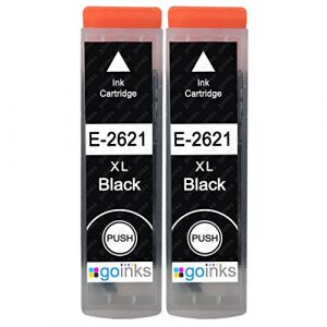 2 Go Inks Cartouches d'encre Noire pour remplacer Epson T2621 (26XL Séries) Compatible/non-OEM pour Epson Expression Premium Imprimantes (PIC Warehouse, neuf)