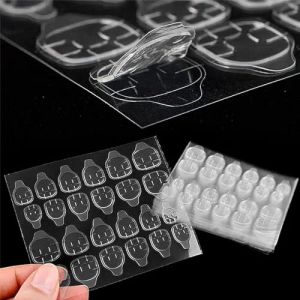 Gel Pad Ongles, 30 Feuilles 720Pcs Patch Faux Ongles Autocollant, Gel Pads Press On Nails Autocollants De Colle &agrave; Ongles Clairs Pour Salon De Manucure, Mesdames Nail Art Diy, Nail Art (jixiangchenouzhoudian, neuf)