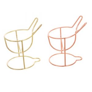 Healvian 2 Pi&egrave;ces Support &Eacute;ponge de Beaut&eacute; Porte Maquillage &Eacute;l&eacute;gant pour &Eacute;ponge &agrave; Maquillage et Outils Cosm&eacute;tique de Rangement Chic et Pratique pour Vanity (Le Sengyu, neuf)