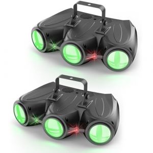 2PCS 192 LED Lumi&egrave;re de Sc&egrave;ne Lumi&egrave;re de F&ecirc;te,Lumi&egrave;res de Disco avec Effets Lumineux,Contr&ocirc;le Automatique/Activation par Son/DMX/Flash DJ avec 23 Effets Lumineux pour Disco,F&ecirc;te,Club,Sc&egrave;ne,Performance (LCDD STORE, neuf)