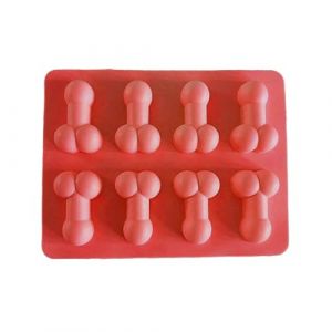 G&eacute;n&eacute;rique Moule en Silicone de Forme dr&ocirc;le Bac &agrave; Gla&ccedil;ons Cadeau Drole 3D Carr&eacute; Moule &agrave; Gel&eacute;e Au Chocolat Moules, Idee Noel, Fantaisie Moules de Cuisson d'outils pour Anniversaire de F&ecirc;te (Rouge) (NiceYear, neuf)