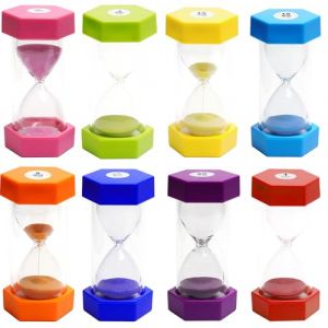 Minuterie de Sable, Sabliers Colorés pour Enfants, Minuteur Sabliers,Minuteur Timer, Minuterie de Cuisine, la Cuisine et l'exercice, 1/3/5/10/15/20/25/30 Minutes pour Activités Chronométrées (Dream HorseX, neuf)