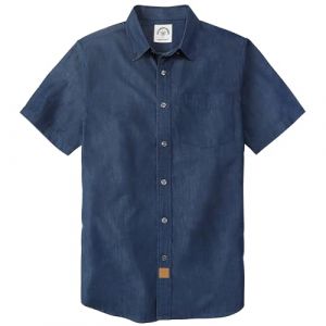 Dubinik&reg; Chemise Homme Manches Courtes Carreaux De Travail Poche Casual &Eacute;t&eacute; Chemisette Homme Bouton Chemise Carreaux Homme (Dubinik&reg;EU, neuf)