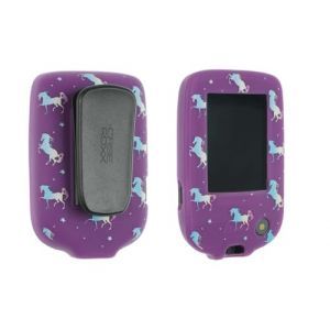 caseroxx Étui en silicone pour lecteur de glycémie Freestyle Libre 1/2/3 - Protection complète - Étui de protection flexible avec ou sans clip de ceinture (Handy-an-Bord - France, neuf)