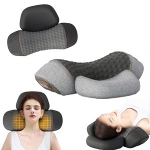 Calmeo Masseur Cervical, Massage Sans Fil Pour La Nuque Et Les &eacute;Paules, Calmeo Masseur Cervical, Pour Cou & &eacute;Paules Avec Diff&eacute;Rents Modes, L&eacute;Ger & Portable Pour Maison, Bureau (Gris sid&eacute;ral) (guizhoushunpinbaihuoxiaoshouyouxiangongsi, neuf)