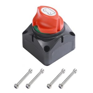 Flaconi Voiture Coupe Circuit Batterie 12v,Coupe Batterie 12v,Coupe Circuit Batterie,Interrupteur Batterie,Convient aux Voitures,Caravanes,Marines,RV,ATV,UTV (EIN | AUS) (shenhua auto, neuf)
