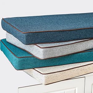 Coussin de banc &eacute;l&eacute;gant pour mobilier d&rsquo;int&eacute;rieur, coussin de rangement pour canap&eacute; antid&eacute;rapant, coussin de chaise de salle &agrave; manger, coussin de si&egrave;ge long pour balancelle, 60/100/160/260 cm (Hruile, neuf)